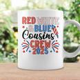Red White And Blue Cousin Crew 2025 Matching Family 4Th July Coffee Mug Gifts ideas