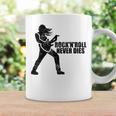 Rock 'N' Roll Never Dies ギタープレーヤー コーヒーマグ ギフトのアイデア