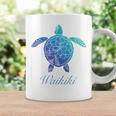 Save The Hawaiiea Turtles ハワイアンブルー トライバルタートルホヌ コーヒーマグ ギフトのアイデア
