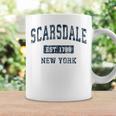 Scarsdale New York Ny ビンテージスポーツデザイン ネイビー コーヒーマグ ギフトのアイデア