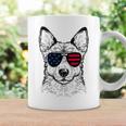 Shepsky Dog 7月4日 アメリカ国旗 コーヒーマグ ギフトのアイデア