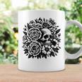 Skull Flower Rad Rock N Roll Graphic Retro コーヒーマグ ギフトのアイデア
