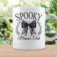 Spooky Mamas Club ソーシャル ハロウィン ダークコケット ブラック リボン コーヒーマグ ギフトのアイデア