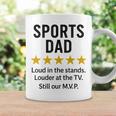 Sports Dad Loud In Thetands MVP 引用 コーヒーマグ ギフトのアイデア