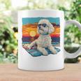 Sunny Day Doggy グラフィックデザイン ビーチレディ 子犬 長袖tシャツ コーヒーマグ ギフトのアイデア
