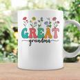 Wildflowers Great Grandma Floral Mother's Day Great Grandma Coffee Mug Gifts ideas