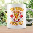 You Wanna Pizza Me 面白い ファイター ピザ愛好家 ファーストフード しゃれ 長袖tシャツ コーヒーマグ ギフトのアイデア