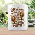 お互いの運転26年 ナッツ26周年 結婚26周年 コーヒーマグ ギフトのアイデア