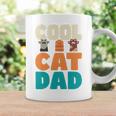 かっこいい猫お父さん面白い猫好きの男性 長袖tシャツ コーヒーマグ ギフトのアイデア