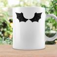 かわいいハロウィンブラックコウモリの羽 コーヒーマグ ギフトのアイデア