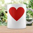 かわいい赤ミニマリスト ハート コーヒーマグ ギフトのアイデア