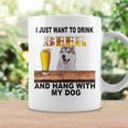 ただビール飲みたい&吊るしw おれのシベリアンハスキー コーヒーマグ ギフトのアイデア