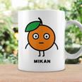 みかん Mikan 顔 イラスト かわいい おもしろ 面白い 簡単 シンプル ゆるい 果物 コーヒーマグ ギフトのアイデア