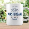 アムステルダム バイク シティ アムステルダム バイクタウン オランダの国旗 コーヒーマグ ギフトのアイデア