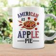 アメリカ国旗-アメリカン・アズ・アップルパイ コーヒーマグ ギフトのアイデア