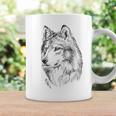 オオカミ イラスト デザイン 動物 シンボル ギフト コーヒーマグ ギフトのアイデア