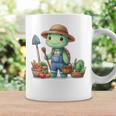 カメは農夫、かわいいデザイン。 コーヒーマグ ギフトのアイデア
