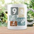 キッズ 9歳の男の子サイクリスト9歳の誕生日バイクマウンテンバイク コーヒーマグ ギフトのアイデア