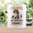 キャバリア・キング・チャールズ・スパニエル犬種 I Like Coffee My コーヒーマグ ギフトのアイデア
