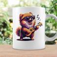 ギターを弾く犬 ポメラニアン 面白い コーヒーマグ ギフトのアイデア
