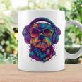 グリフォン ブリュッセロ 犬 音楽 ヘッドホン グリフォン ブリュッセル コーヒーマグ ギフトのアイデア