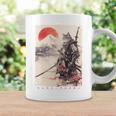 サムライ 猫戦士 浮世 墨絵 猫 サムライ 長袖tシャツ コーヒーマグ ギフトのアイデア