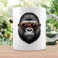 サングラスをかけたクールなゴリラグラフィックアート 長袖tシャツ コーヒーマグ ギフトのアイデア