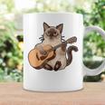 シャム猫ギタリスト ミーザー ギター奏者 コーヒーマグ ギフトのアイデア