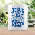 ジーザス・ハズ・リズン・ファニー・ジーザス・ミームリズ・ヤング・クリスチャン コーヒーマグ ギフトのアイデア