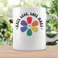 スマイル レインボー ハッピーフェイス 花 Lgbt ゲイ レズビアン プライド 月 コーヒーマグ ギフトのアイデア