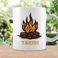タキビ Takibi 焚き火 たきび キャンプ イラスト かわいい おもしろ キャンプグッズ コーヒーマグ ギフトのアイデア