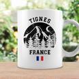 ティニュ フランス アルプス スキー場 アルペンスキー フランス国旗 コーヒーマグ ギフトのアイデア