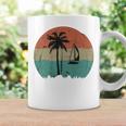 トロピカル ビーチ ヤシの木 ヴィンテージ レトロ 70年代 80年代 航海 コーヒーマグ ギフトのアイデア