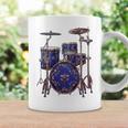 ドラム ドラマー ドラミング ドラム 長袖tシャツ コーヒーマグ ギフトのアイデア