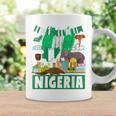 ナイジェリアの服のアイデア キッズ&ノベルティ ナイジェリア国旗 コーヒーマグ ギフトのアイデア