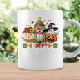 ハッピー、感謝祭、ハロウィン、メリークリスマス。 長袖tシャツ コーヒーマグ ギフトのアイデア