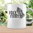 バック プリントを見る Idle Fury Don't Crykeleton Praying 泣かないで 祈る骸骨 コーヒーマグ ギフトのアイデア