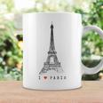 パリ エッフェル塔 ビンテージ スカイライン ラブ フランス ツアー エッフェル I Love Paris コーヒーマグ ギフトのアイデア