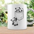 パンダ愛好家のためのポケットの中のかわいいカワイイベイビーパンダ コーヒーマグ ギフトのアイデア