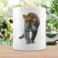 ヒョウ アニマルプリント モチーフ 描画 ポートレート ヒョウ コーヒーマグ ギフトのアイデア