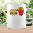フライドポテト ハンバーガー チーズバーガー 友達 ファストフード フライドポテト コーヒーマグ ギフトのアイデア
