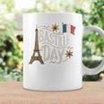 フランスの国旗 ヴィンテージ バスティーユの日 2019 パリ 1789 フランス 長袖tシャツ コーヒーマグ ギフトのアイデア
