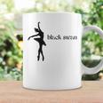 ブラックスワンレイクバレエバレリーナポワントダンスダンサーグラフィック コーヒーマグ ギフトのアイデア