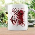 ブラッドシャツ ブラッディスプラッター ハロウィン 血 ステンド グラフィック コーヒーマグ ギフトのアイデア
