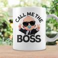 ベイビー・ボス「コール・ミー・ボス」ライク・ア・ボス・キッズ コーヒーマグ ギフトのアイデア