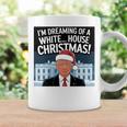 ホワイトハウスのクリスマス・トランプ・ファニー・ホリデーを夢見ている 長袖tシャツ コーヒーマグ ギフトのアイデア