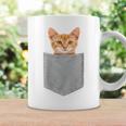ポケットの中の猫ポケットキャット猫好き ねこ好き ネコ好きニャー猫 猫の飼い主 心電図 おもしろ 可愛い ねこ ネコ 猫 長袖tシャツ コーヒーマグ ギフトのアイデア