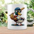 マガモのアヒル 野球愛好家 アヒル 野球 コーヒーマグ ギフトのアイデア