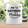 ママとしての私の1歳の誕生日パーティーイヤーを祝うママ コーヒーマグ ギフトのアイデア