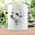 マルチーズ 犬 グラフィック ペット アートワーク マルチーズ コーヒーマグ ギフトのアイデア
